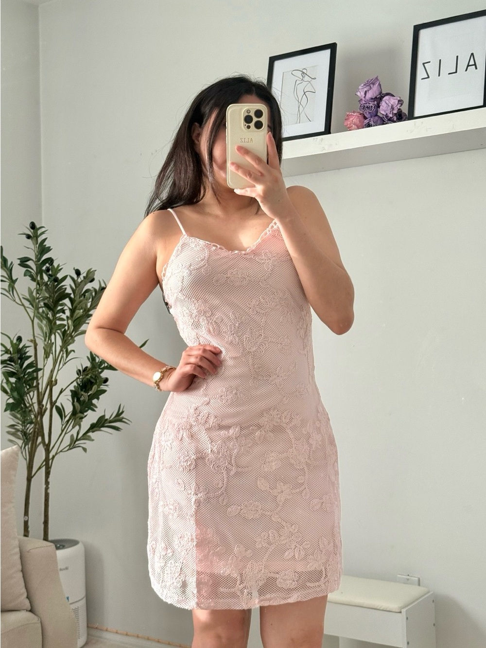 Light pink mini Dress